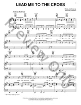 Lead Me to the Cross piano sheet music cover